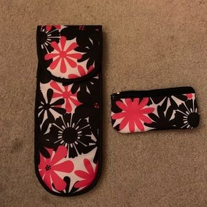 Hot Iron carrying bag & matching cosmetics bag